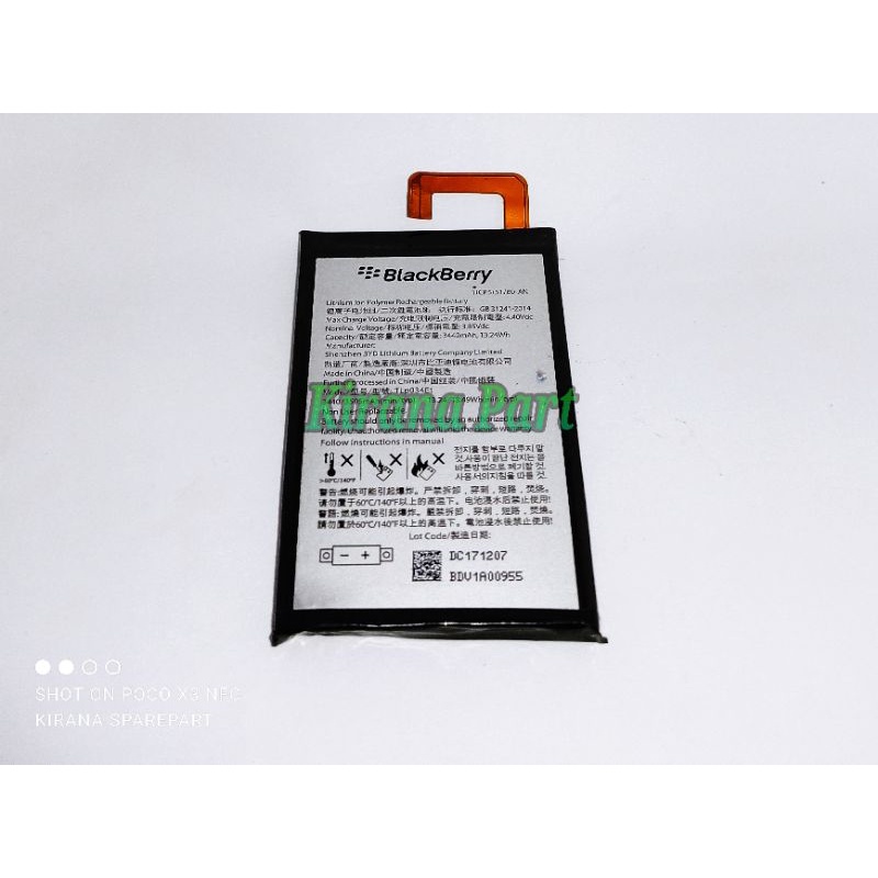 BATERAI BLACKBERRY KEYONE / BATERAI BB KEY ONE / BATRE GB31241 ORIGINAL COPOTAN
