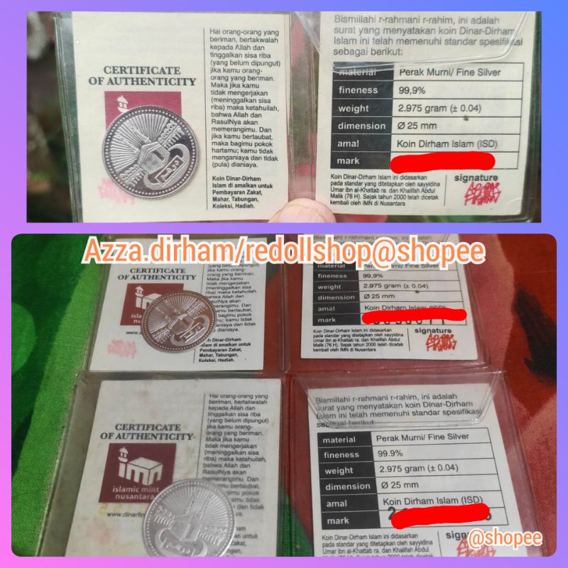 1 DIRHAM IMN SERTIFIKAT STANDAR WIM KELANTAN DAN MALAYSIA