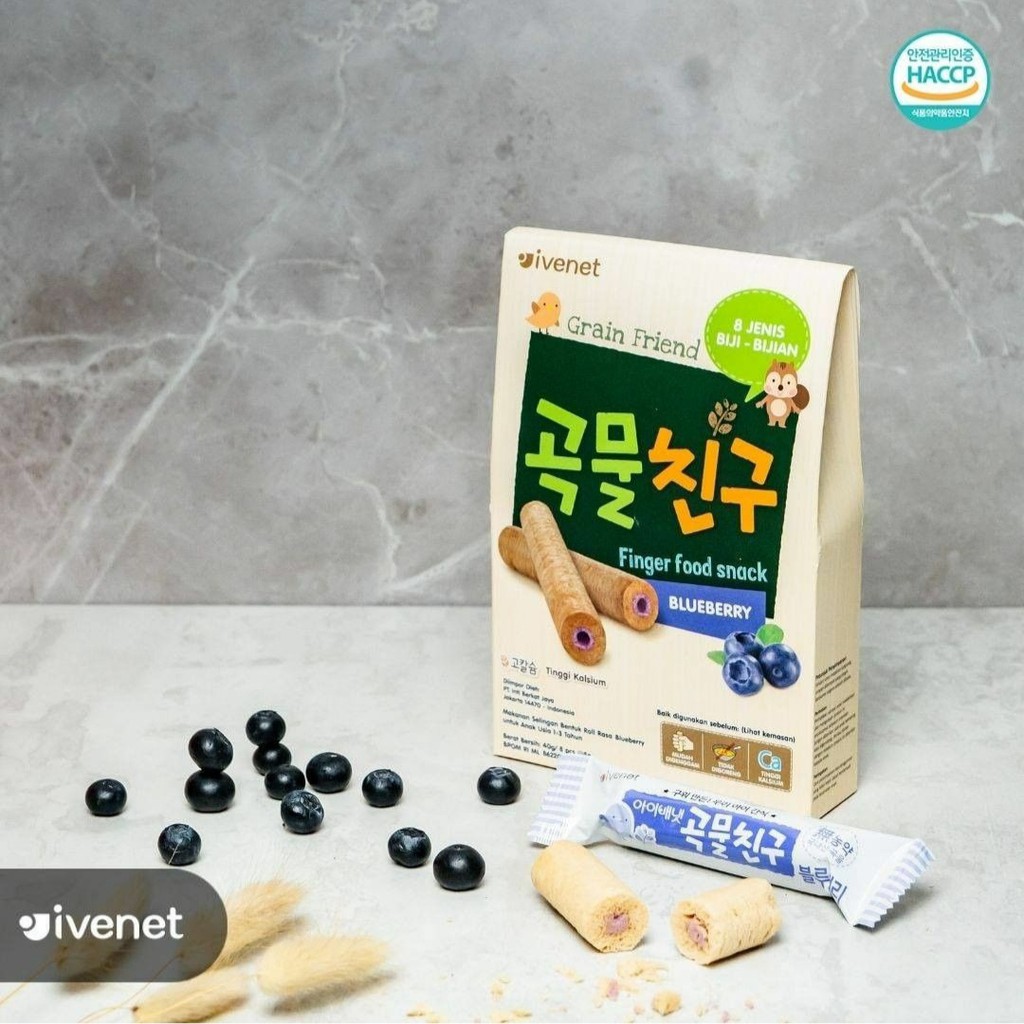 Ivenet Grain Biscuit 40 gram / Ivenet Grain Friend 40 g / Finger Food Snack / Cemilan Bayi 12 bulan+