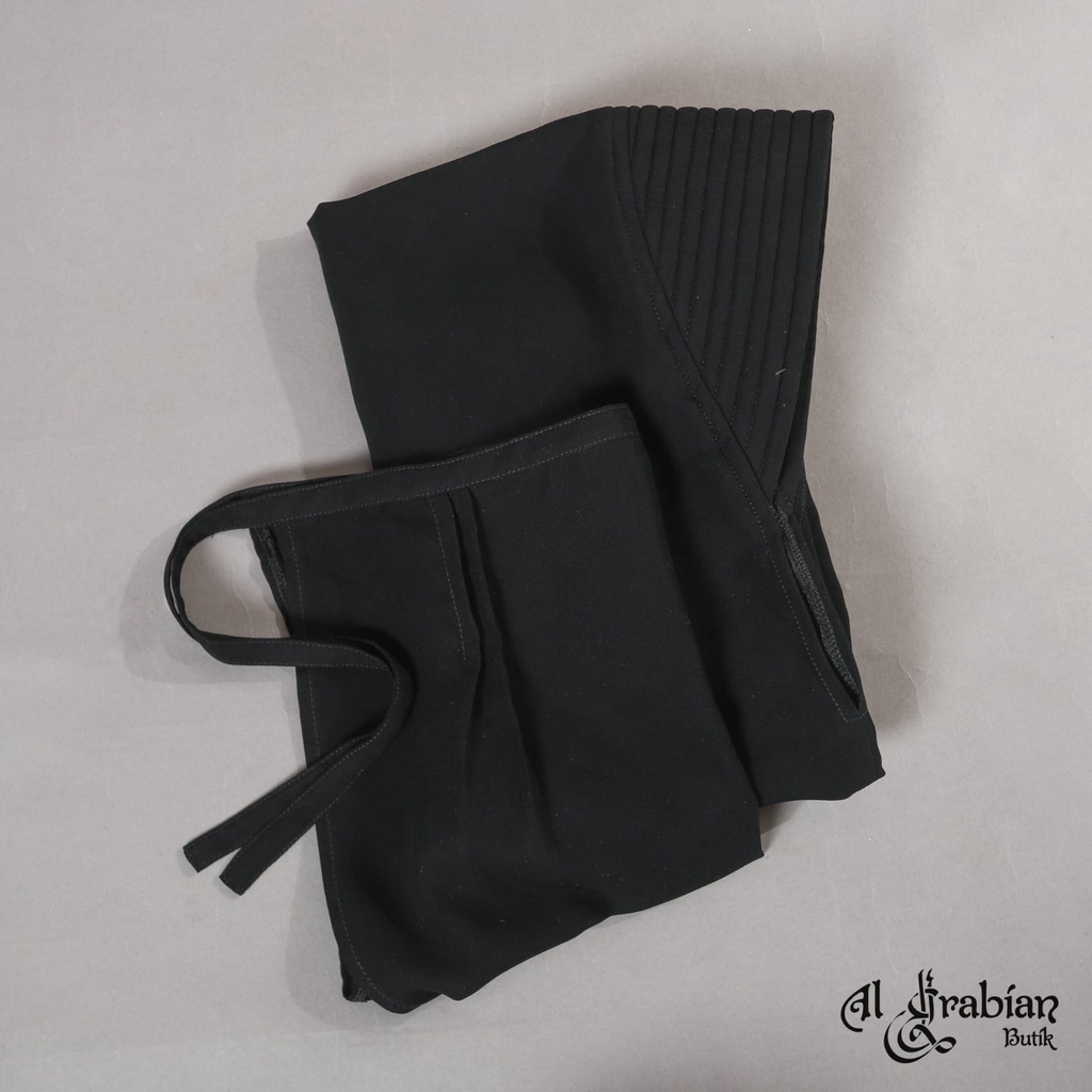 KHIMAR BASIC JET BLACK MEDIUM n JUMBO ALARABIAN klambieakhwat BISA COD | khimar hitam pekat halus timur tengah o shaped n reguler nonpad pad clasic cadar tali bahan royal black murah syari