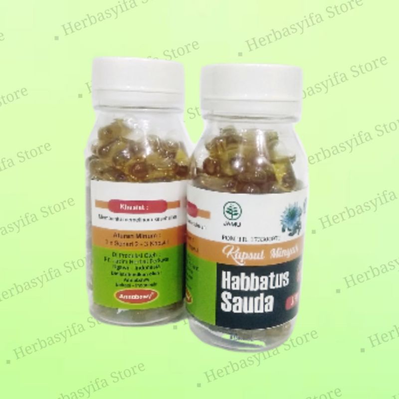 Habbatussauda Oil 100 kapsul jhp - Habasyi Oil