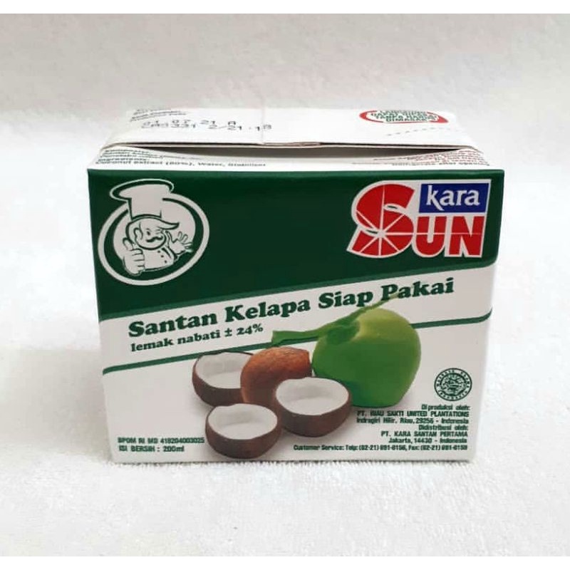 

Kara santan siap pakai 200ml