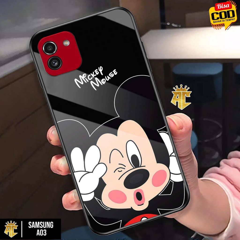 Case SAMSUNG A03 - Casing SAMSUNG A03 Terbaru 2021 AERO CASE [ MOTIF DSNY ] Silikon SAMSUNG A03  -  