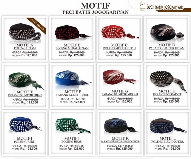 Peci batik jogokariyan