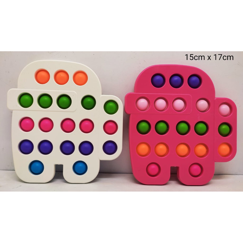 Terbaru Mainan Viral Push Pop It Fidget Toy Among US Kupu-Kupu-3