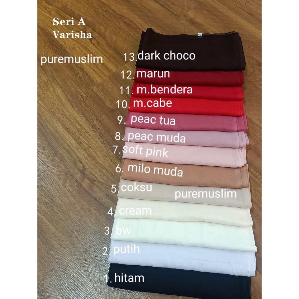 [TULALA SHOP]PROMO TERMURAH Hijab Segi Empat Paris Polos Premium/Kerudung/23 Warna