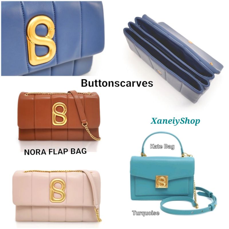 Buttonscarves KATE BAG, NORA FLAP BAG (HARGA UNDER TAG ) original and new