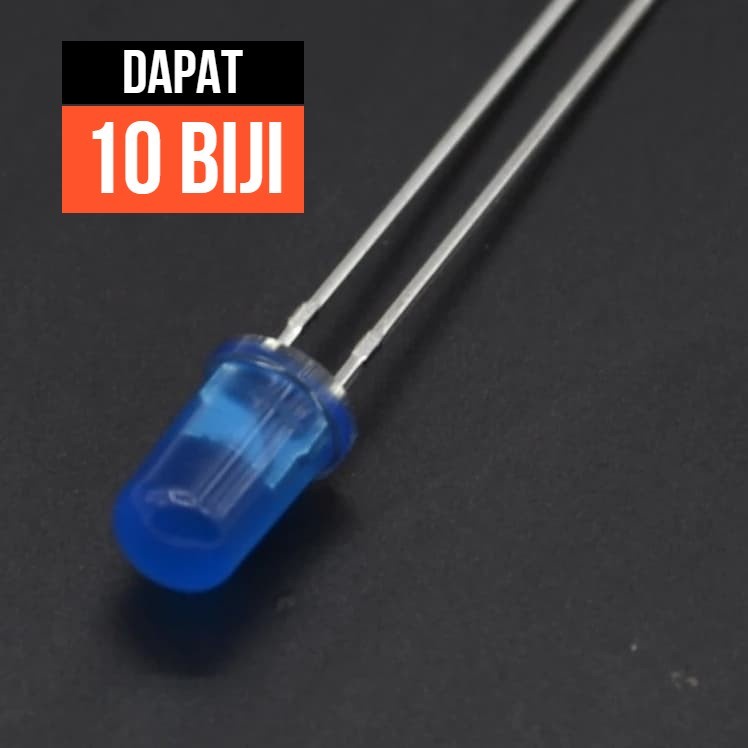 LED biru blue 5mm 5 mm