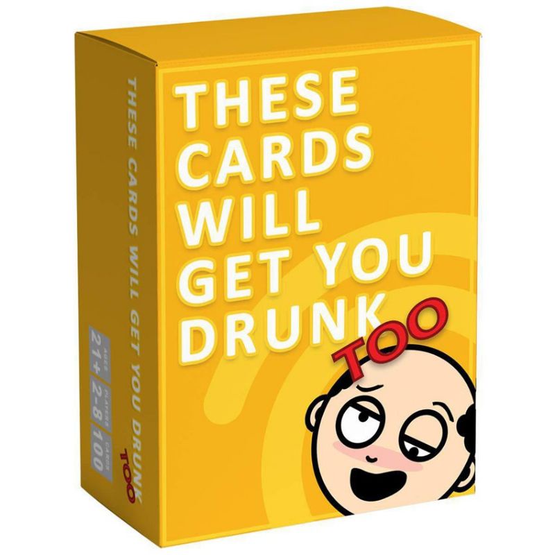 These Cards Will Get You Drunk Too - Yellow - Game Cards