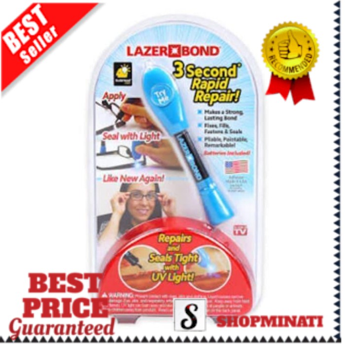

Lem Perekat Sinar UV Lazer Bond 3 Second Rapid Repair