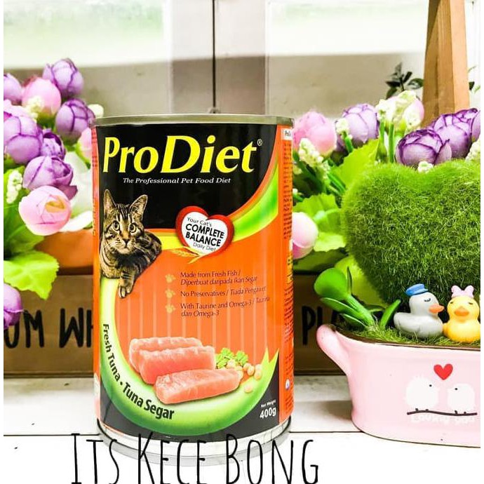 

Aseli Kaleng Prodiet Fresh Tuna 400Gr / Kornet Kucing Wet Food Pro Diet It'S Work