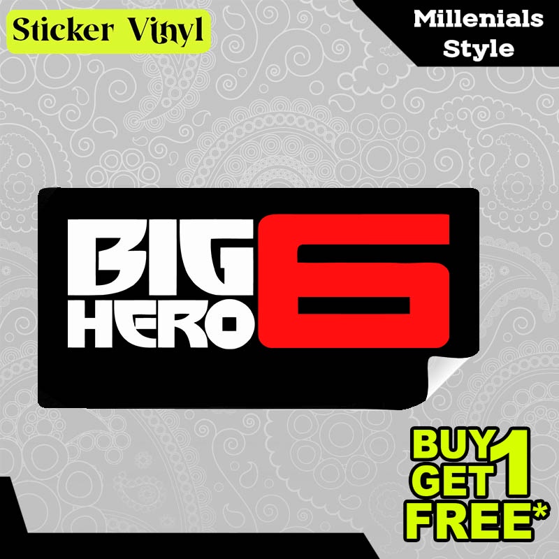 

Stiker Sticker Big Hero 6 Gambar Unik Desain Keren dan Kekinian Aesthetic Bahan Vinyl Satuan Anti Air