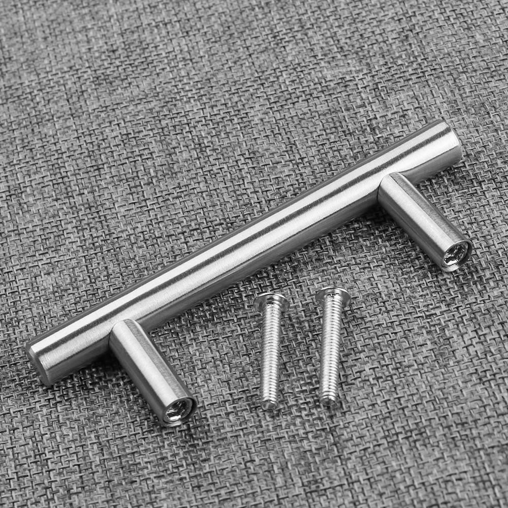 Preva 1pc T-Bar Handle Fashion Bermanfaat Komponen Furniture Hardware Laci Tarikan Lemari