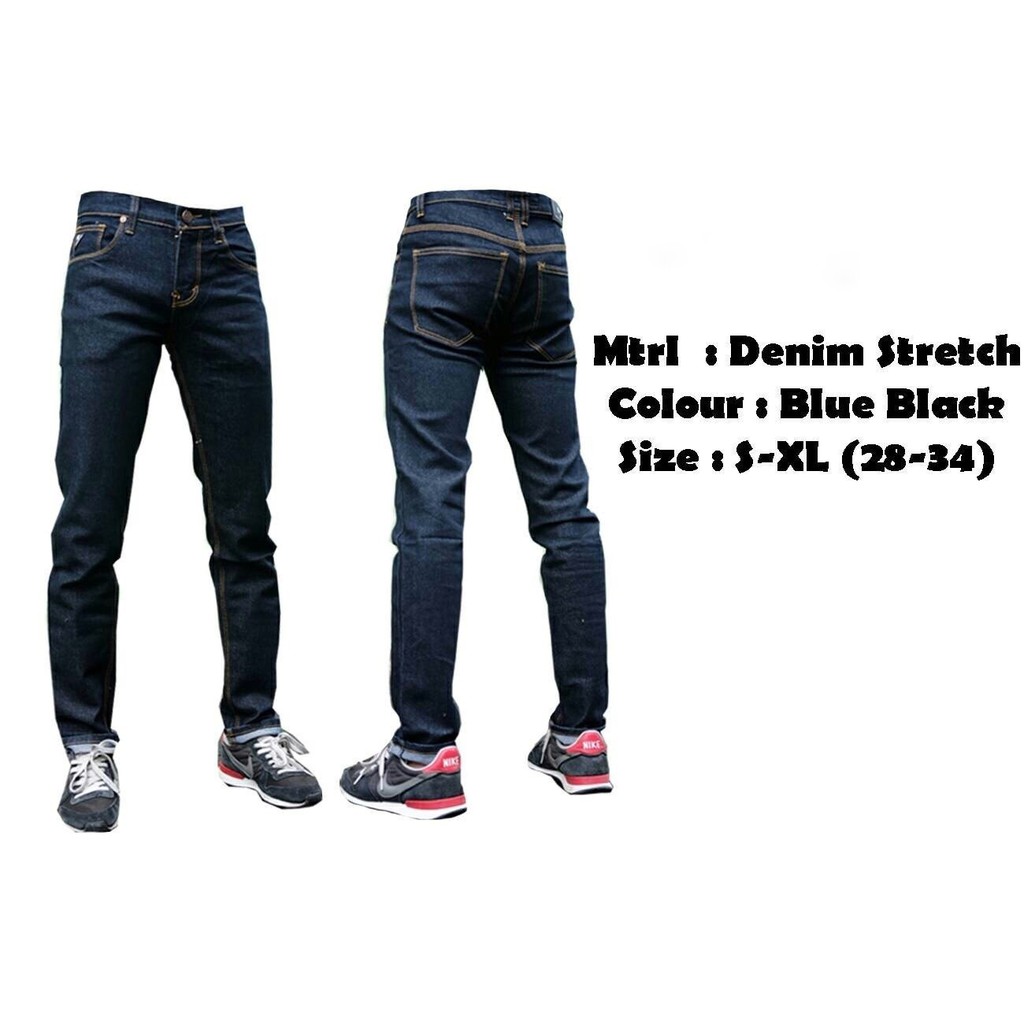 Celana Jeans Pria - Biru muda, Biowash, Bio Blitz