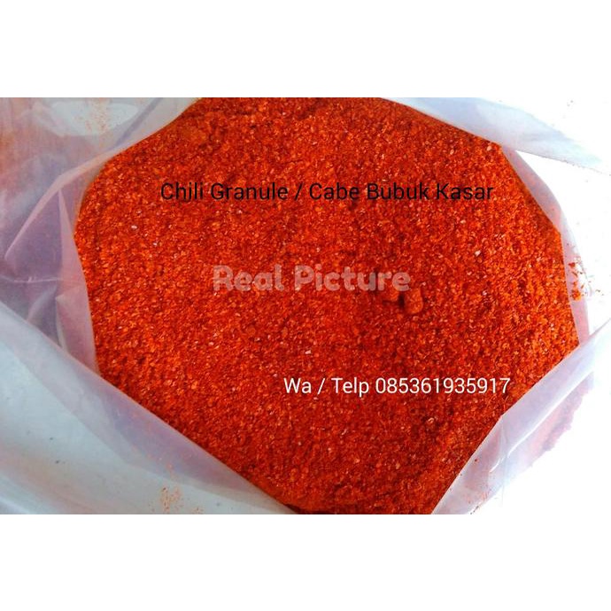 

Chili Granule 35Gram / Cabe Bubuk Kasar / Chili Flake / Cabe Kasar