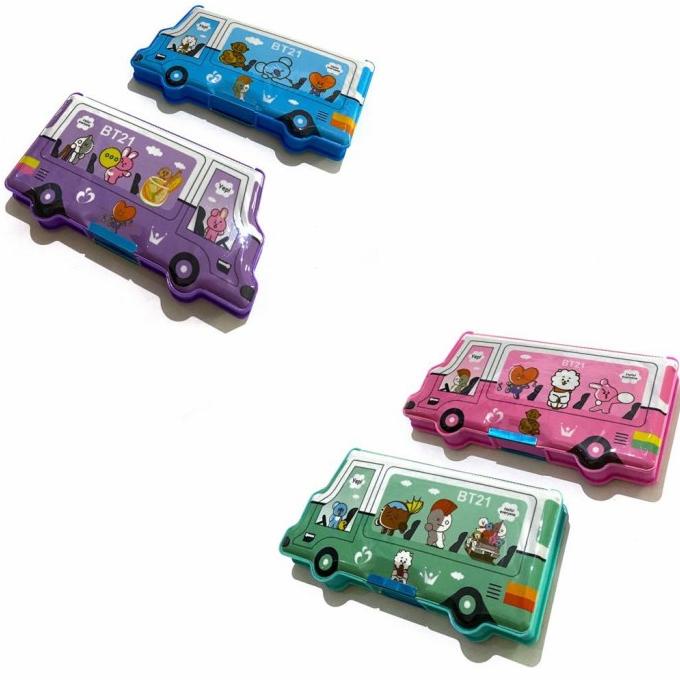 

Produk Unggulan] Tempat pensil school bus BTS BT21