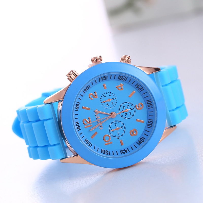 Watchyou Jam Tangan Wanita A0178 Silica Gel Watchess  Korean Style Fashion Color Jelly Student Casual Watches