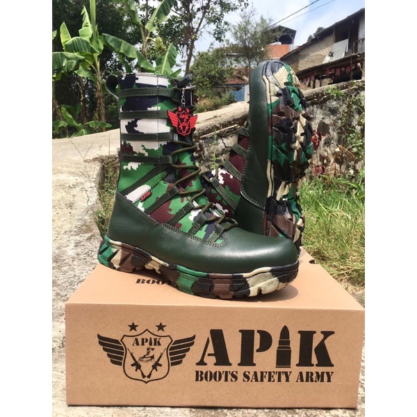 SEPATU PDL TNI LORENG RAIDER MODEL NINJA NEW