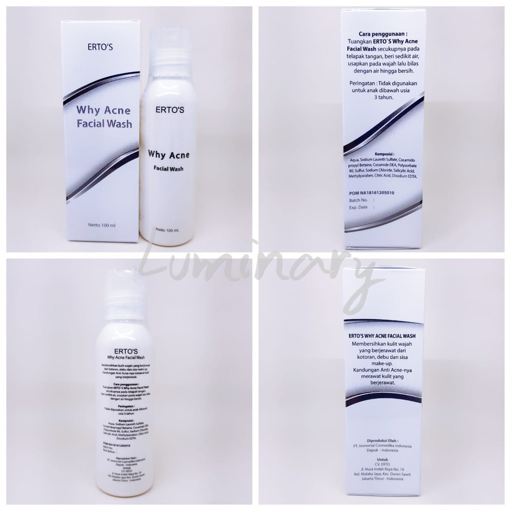 [ ERTOS ] WHY ACNE FACIAL WASH - ERTOS WHY ACNE FACIAL WASH - SA