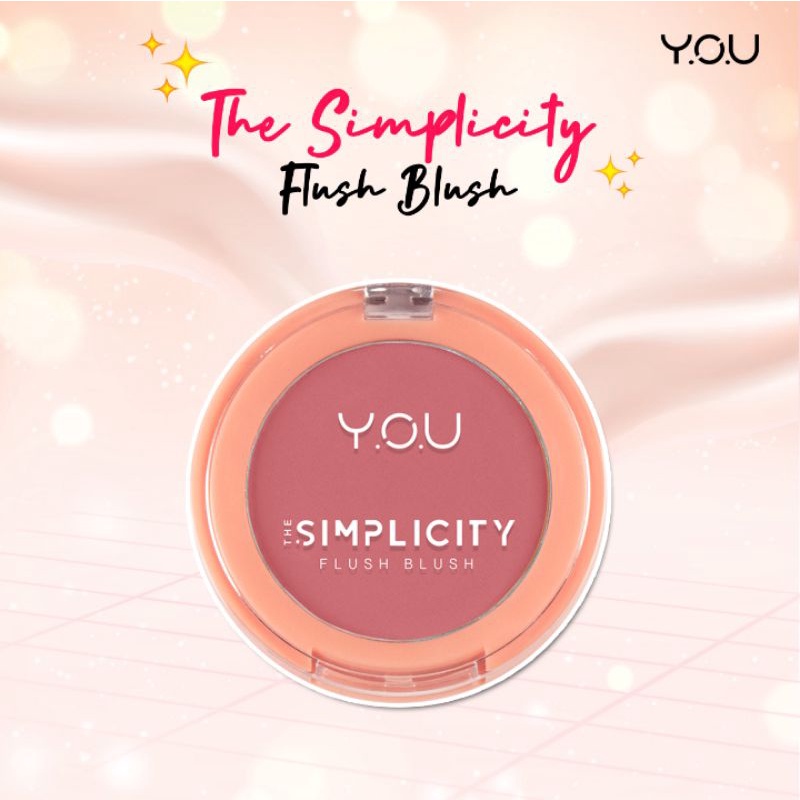 YOU THE SIMPLYCITY FLUSH BLUSH 3.5g BY YOU Makeup-Y.O.U