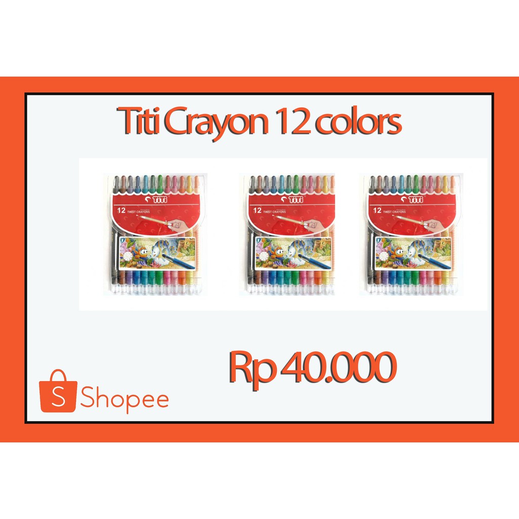 

TITI CRAYONS 12 COLOR