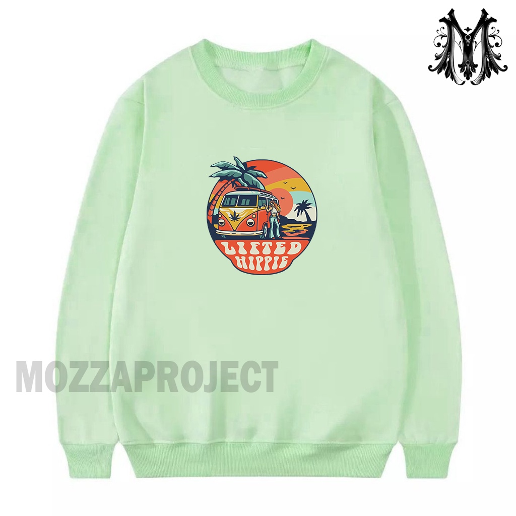 SWEATER CREWNECK UNISEX MODS LIFTED HIPPIE