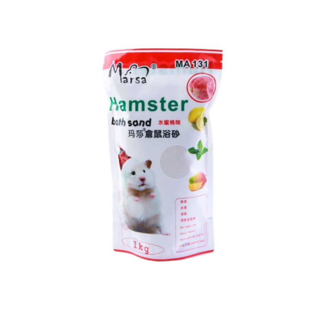 PASIR MANDI HAMSTER  BATHING SAND MANDI 600 GRAM  WANGI BERSIH FEFARM