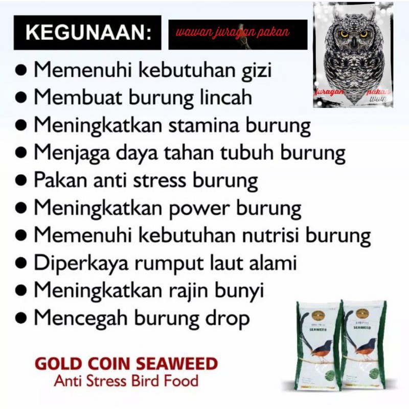 goldcoin seaweed 250 gr, gold coin rumput laut