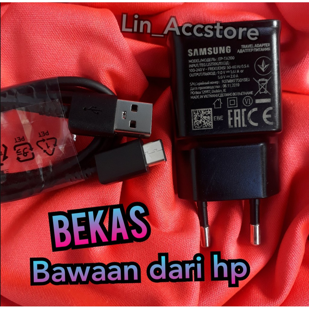 CHARGER SAMSUNG S10 S10PLUS A51 A50S A30S M50S M30S ASLI BAWAAN