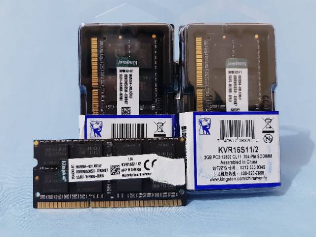 MEMORY LAPTOP SODIMM DDR3 2G KINGSTON 1.5V - SODIMM KINGSTON 8G DDR3 NON LOVO FULL COMPETIBLE