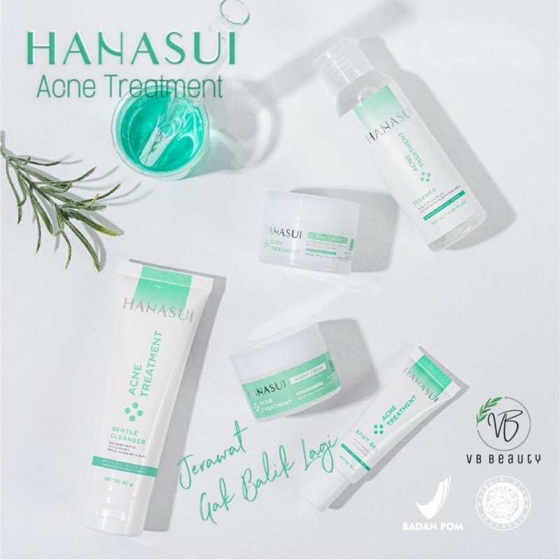 HANASUI SKINCARE PAKET ACNE TREATMEN SERIES (PAKET)