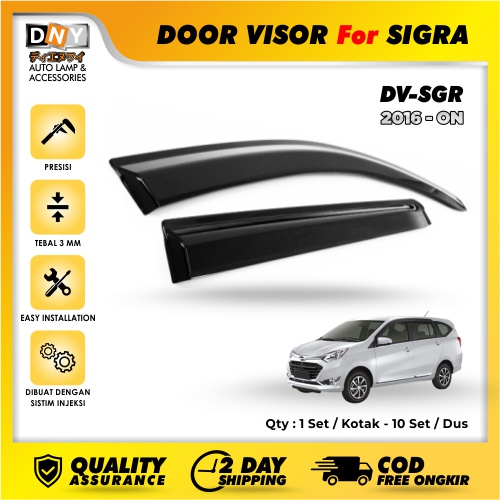 Talang Air / Door Visor DNY Sigra– Injection High Quality