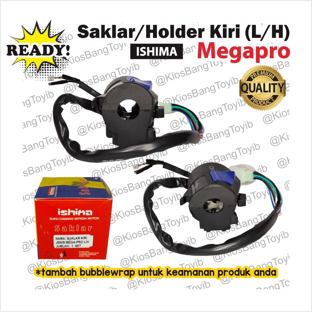 Saklar Holder Handle Switch Kiri Megapro (ISHIMA)