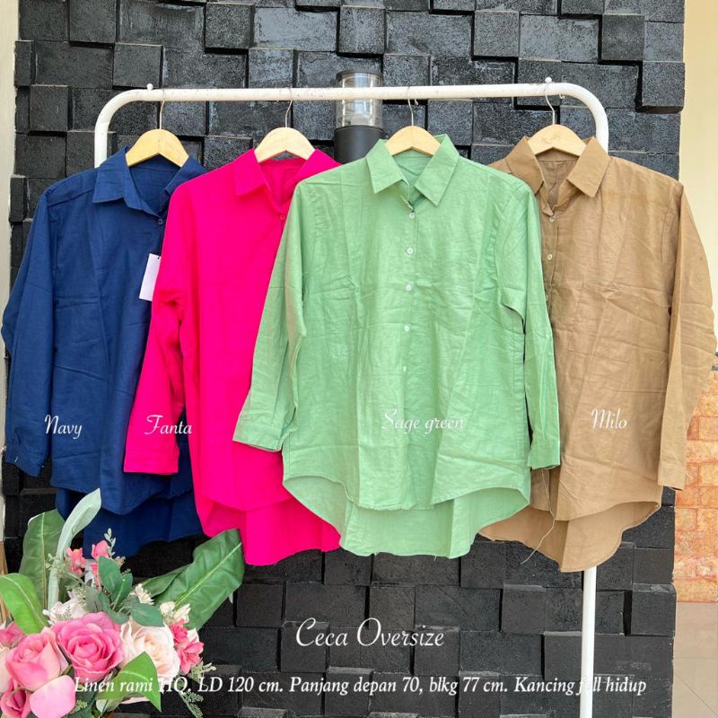 Blouse rami OVERSIZE LD ±120cm rami //JF5455