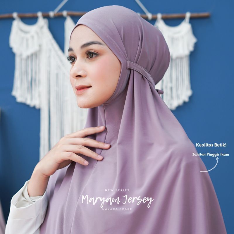 hijab bergo hijab maryam premium hijab tali hijab bahan  jersey korea nayarascarf emzawa-4