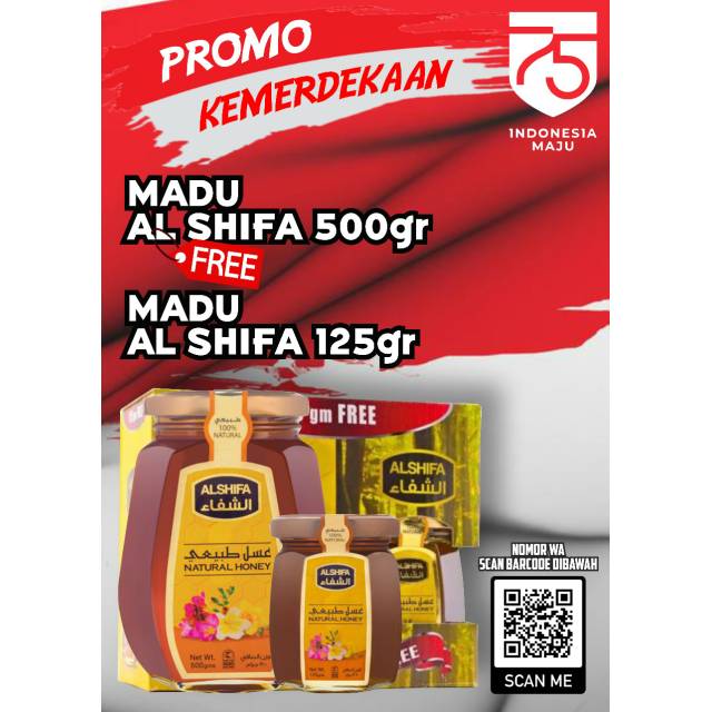 

Madu al shifa 500 gratis 125gr