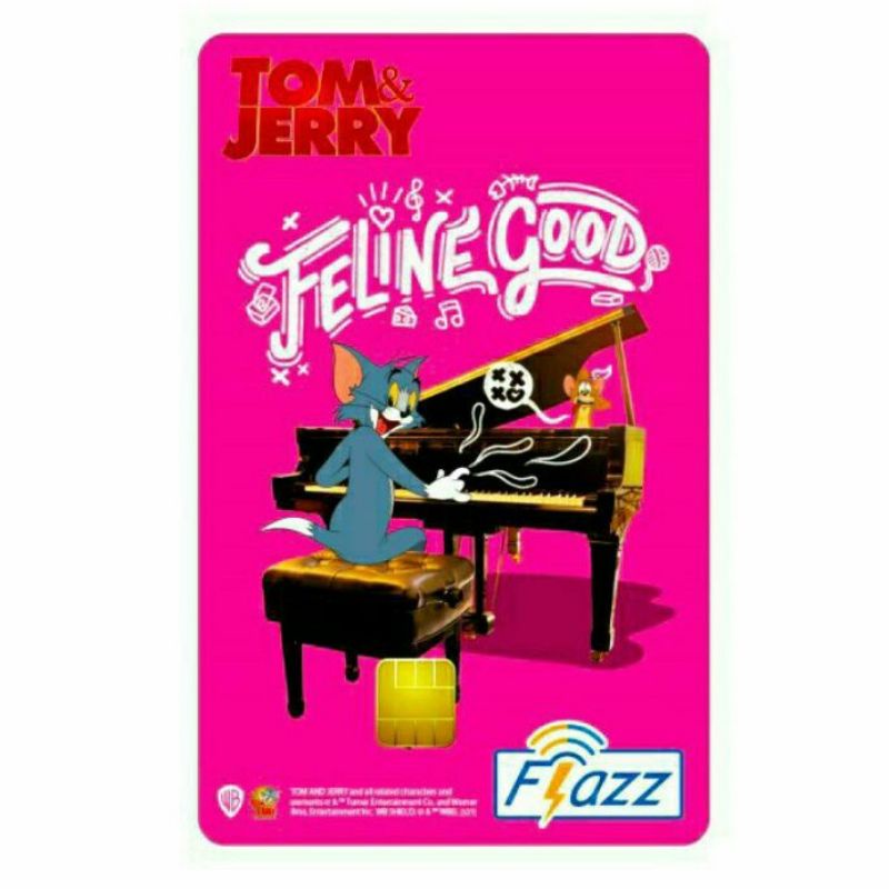 Kartu Flazz BCA Gen 2/Gen2 Tom &amp; Jerry - FELINE GOOD ORI /Like eTOLL eMONEY Tapcash or Brizzi