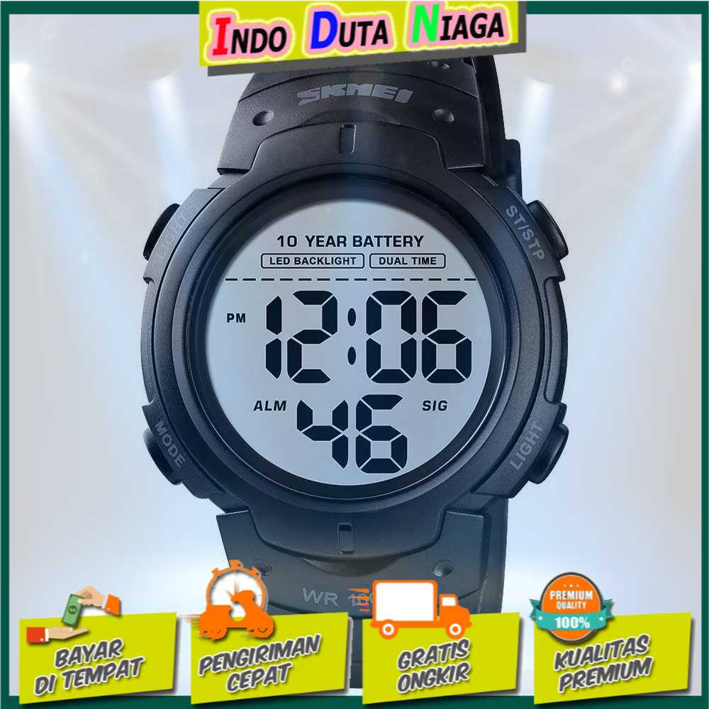 IDN - SKMEI Jam Tangan Digital Pria Waterproof 100M - 1560