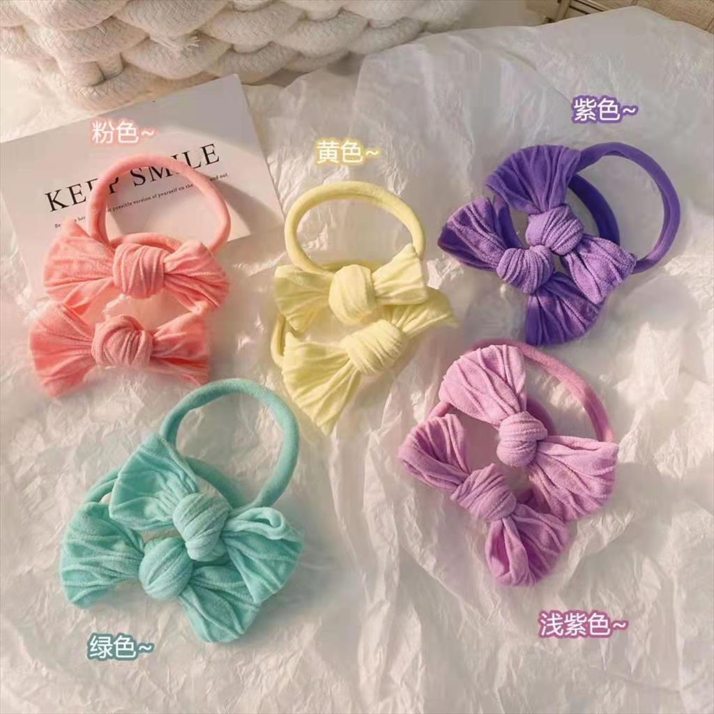 KARET RAMBUT MOTIF PITA CUTE WARNA WARNI ISI 5PC / IKAT RAMBUT