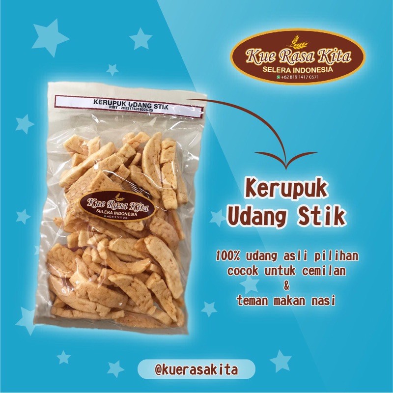 KERUPUK UDANG STIK