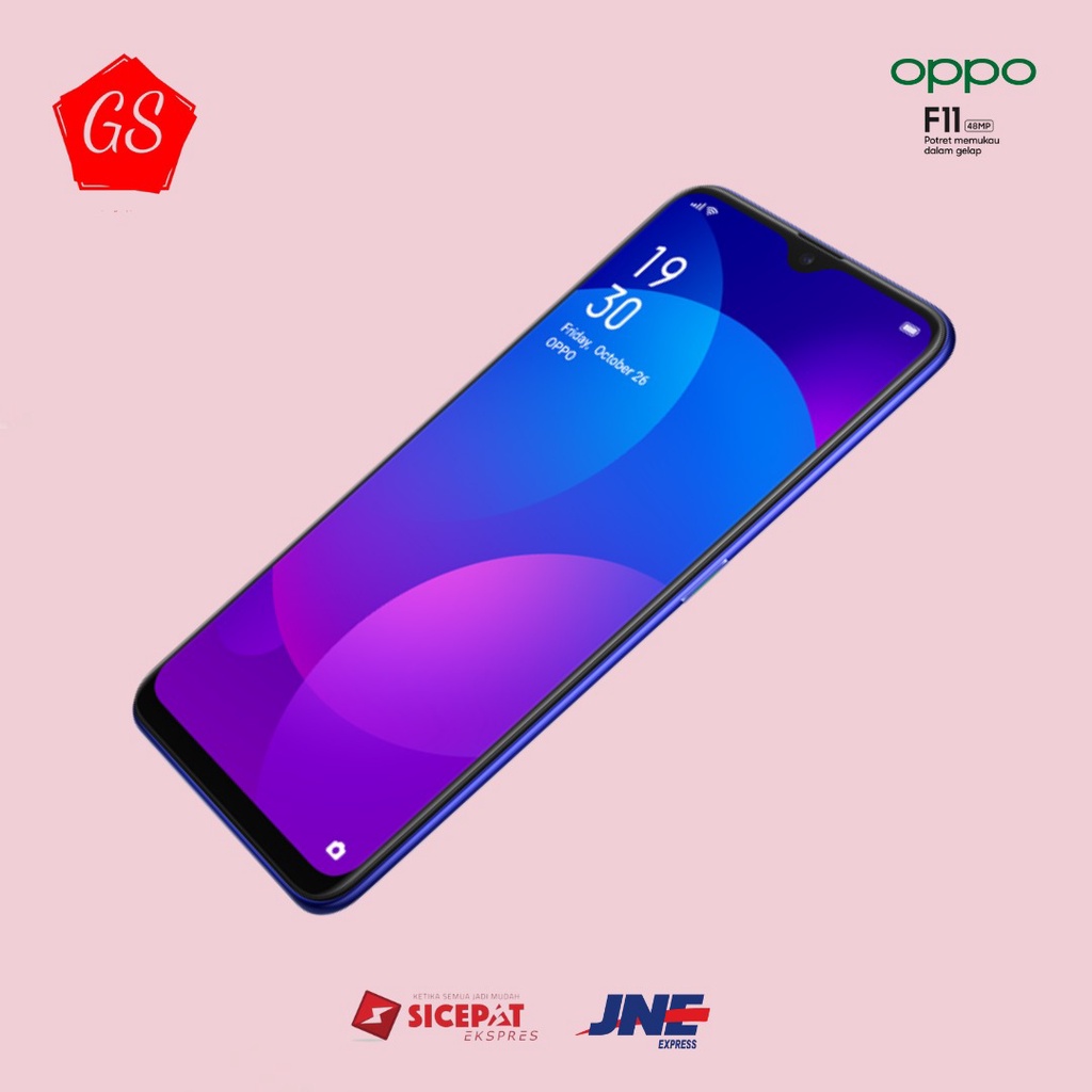 OPPO F11 RAM 6GB / INTERNAL 128GB GARANSI TOKO 1 THN