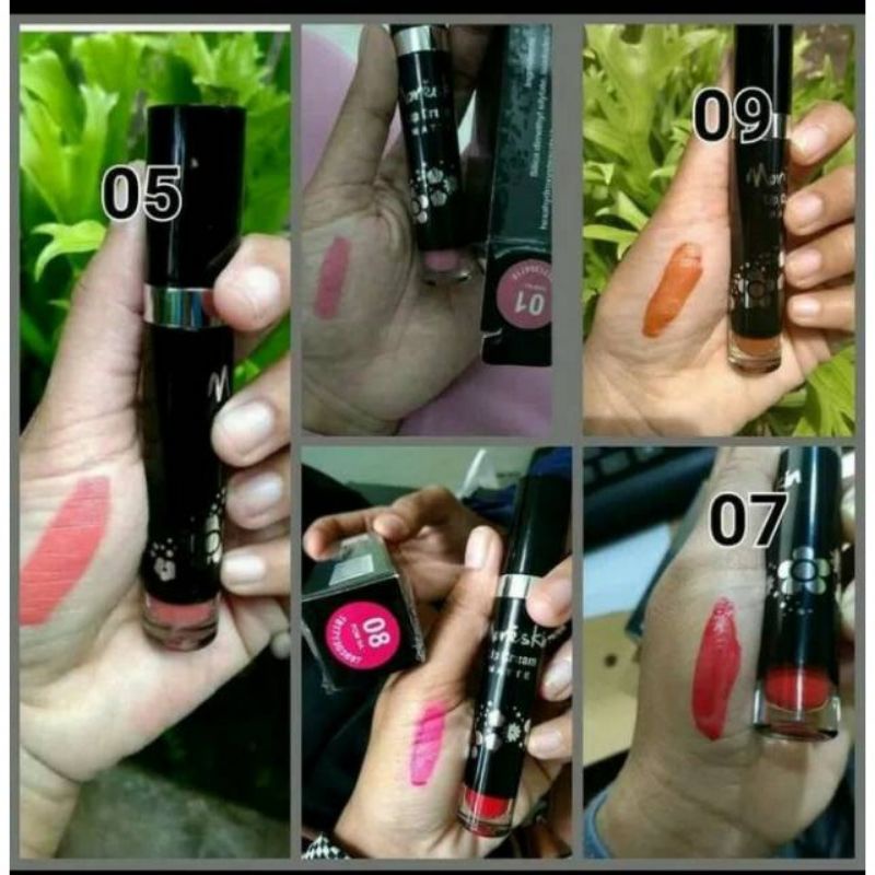 Lipstik Lip Cream Matte Moreskin Ringan Di Bibir Tidak Luntur