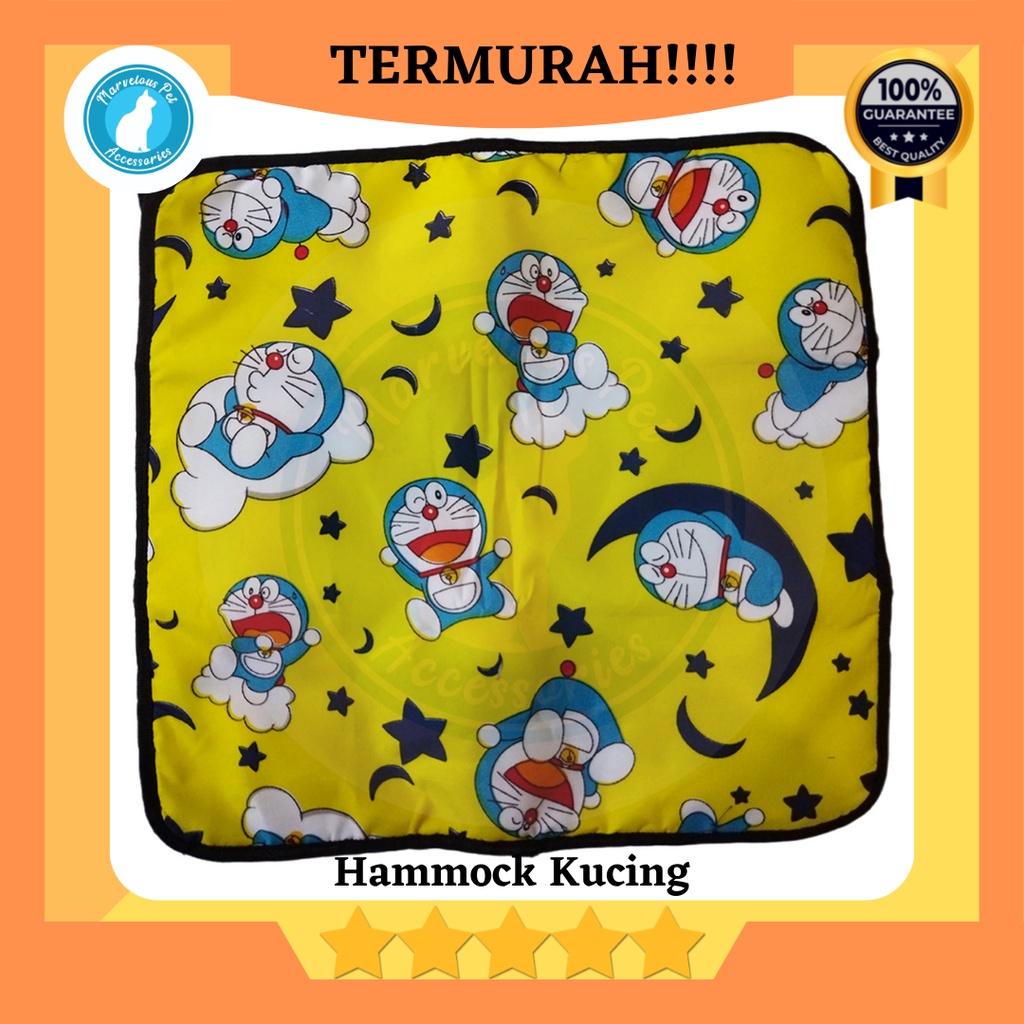 Tempat tidur Ayunan kucing gantung / cat hammock / ayunan kandang kucing-8