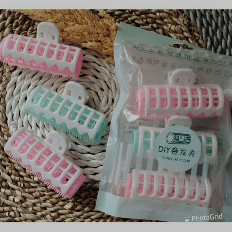 3PCS Roll Rambut Jepit Isi 3/ Roll Rambut Kekinian