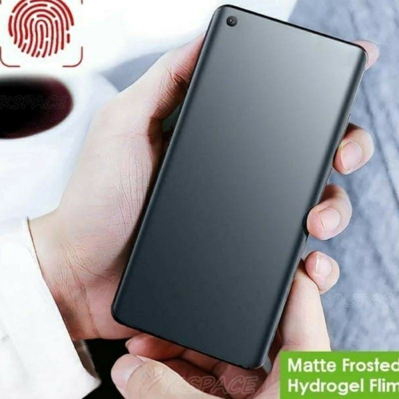 Anti Gores Hydrogel Matte Glare Xiaomi Mi10 / Mi Note 10 Pro Screen Guard Anti Minyak Plastik Jelly