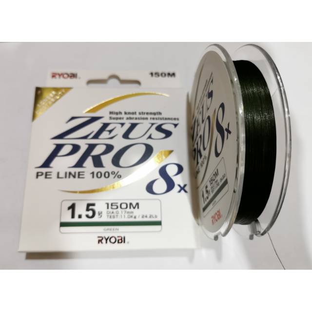 Benang pe Premium Ryobi Zeus Pro 150m 8x