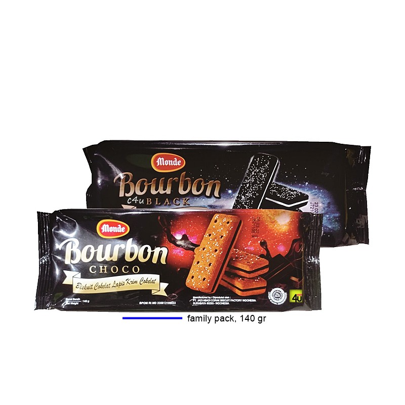 

Monde Bourbon Biscuit - 140 gr BISKUIT COKELAT