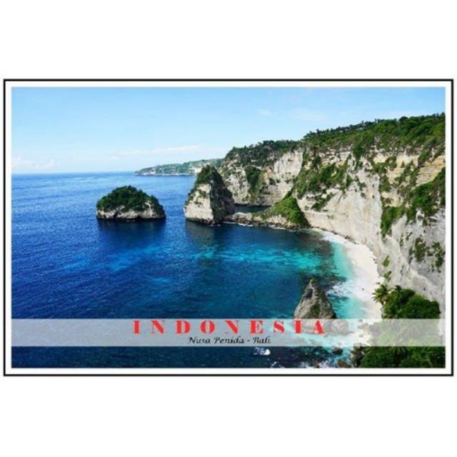 

NUSA PENIDA BALI INDONESIA TRAVEL KARTU POS POSTCARD SURAT FILATELI CARD KOTAK UNIK KADO WISUDA ALAM