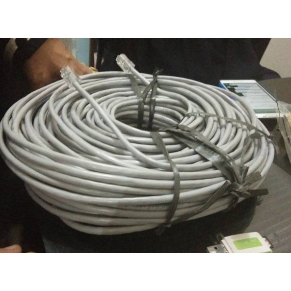 Kabel LAN / UTP 50m 50 Meter Vascolink siap pakai