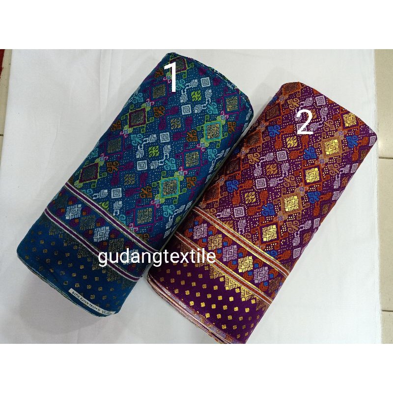 kain batik katun murah / batik katun motif songket / batik katun songket meteran termurah